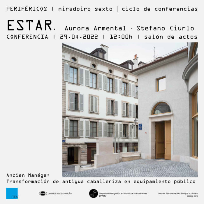 Estar Conferencia ETSAC - Estar Lecture ETSAC